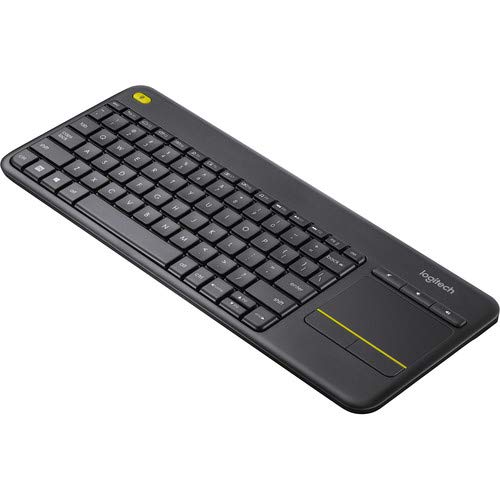 Logitech Wireless Touch TV Keyboard K400 Plus for Computers Laptops with Touchpad Bundle 1-Pack + Stylus