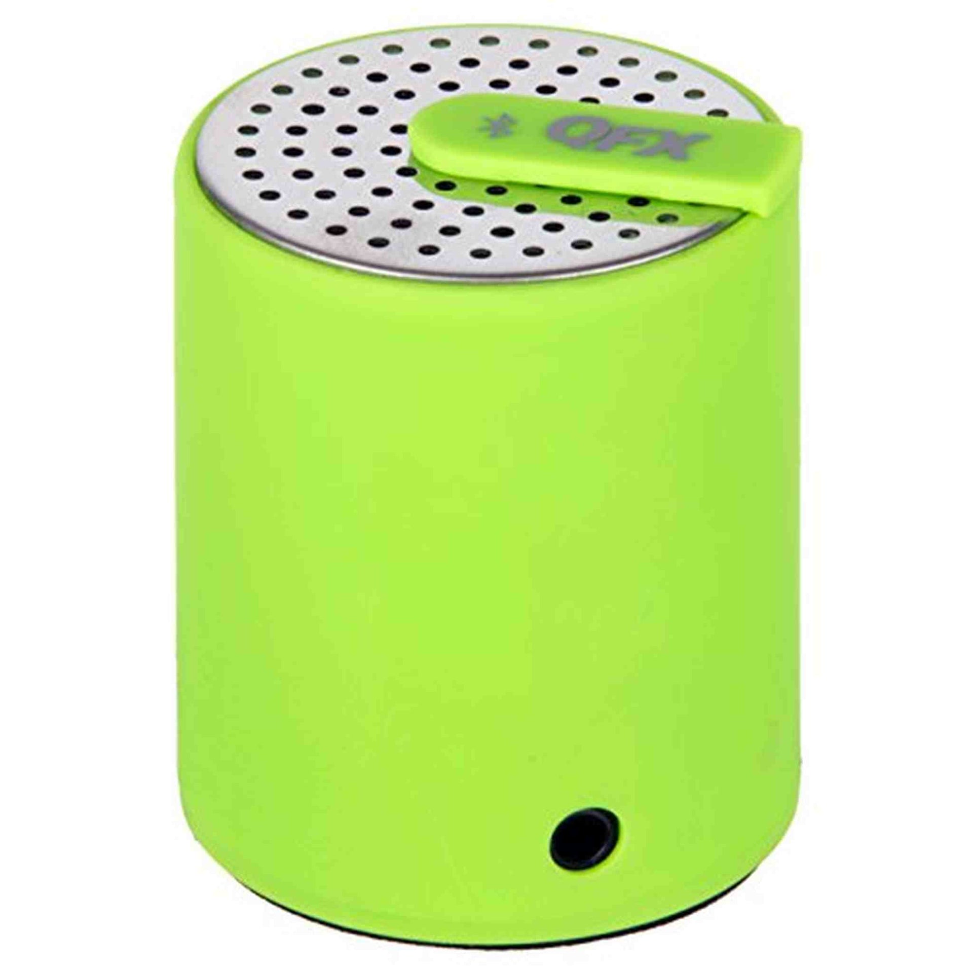 QFX CS-27BTGR Portable Bluetooth Speaker with AUX-In - Green