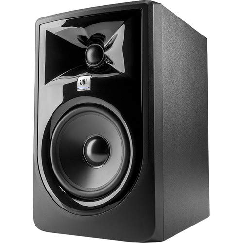 JBL 305P MkII - Powered 5 Inch Two-Way Studio Recording Monitor with Sanitizer Spray for Microphones