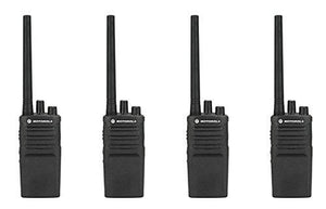 4 Pack of Motorola RMV2080 Business Two-Way Radio 2 Watts/8 Channels Military Spec