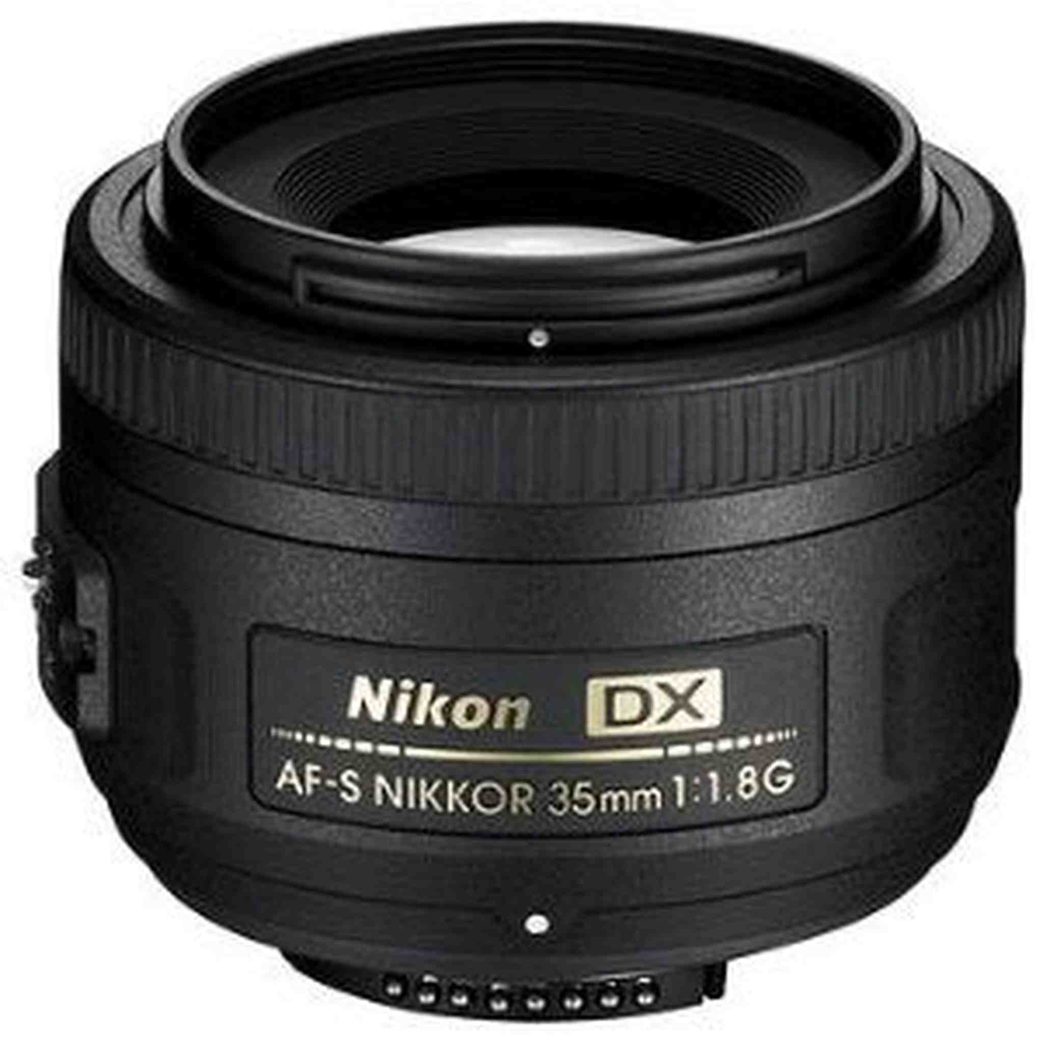 35mm f/1.8G AF-S DX Lens for Nikon Digital SLR Cameras + 3 Piece Filter Kit + Lens Case + Pen Cleaner + Cleaning Accessory Kit Bundle Nikon