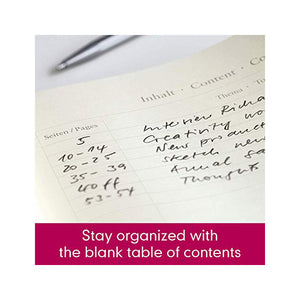 LEUCHTTURM1917 - Medium A5 Plain Hardcover Notebook Berry - 251 Numbered Pages