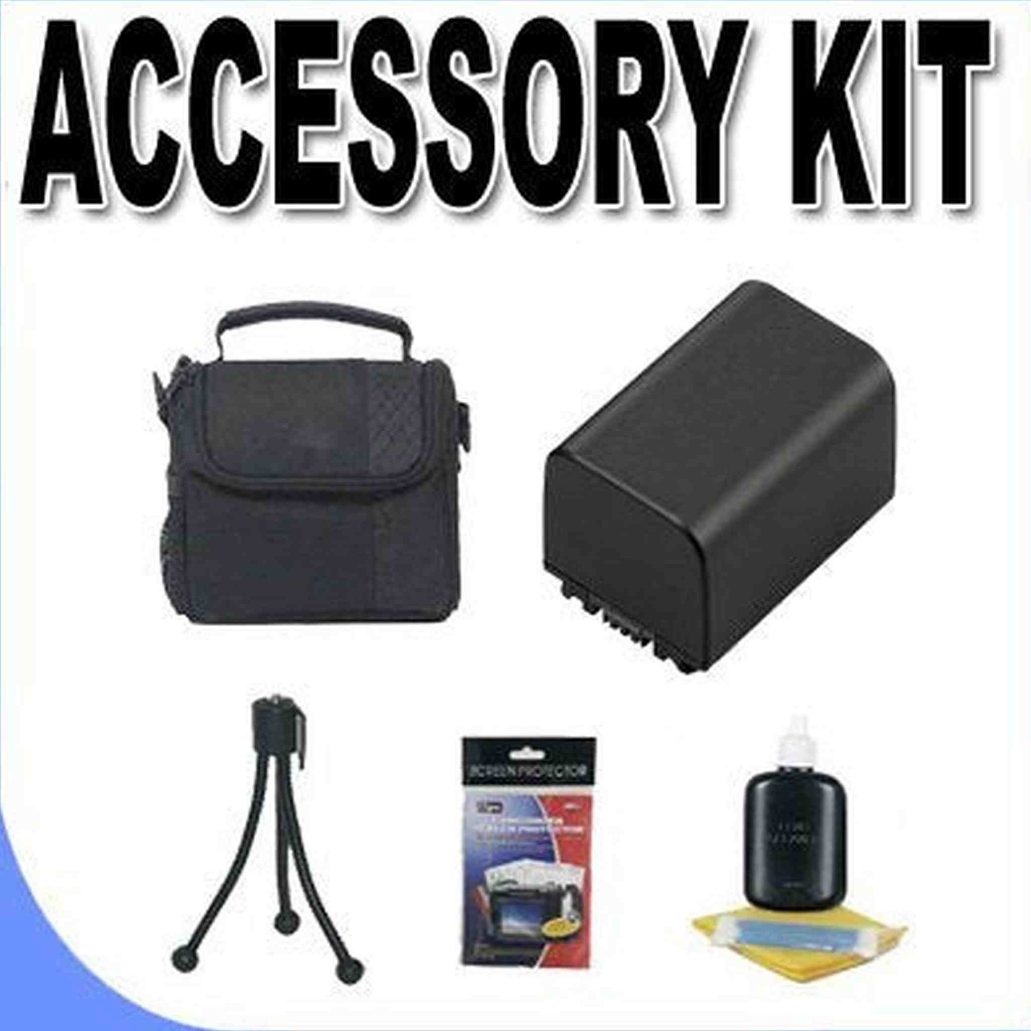 BP511 Lithium Ion Replacement Battery w/Carrying Case BigVALUEInc Accessory Saver Bundle f/Canon EOS & Powershot Cameras