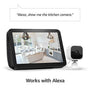 Blink Mini - Compact indoor plug-in smart security camera, 1080p HD video, night vision, motion detection, two-way audio, easy set up, Works with Alexa - 1 camera White