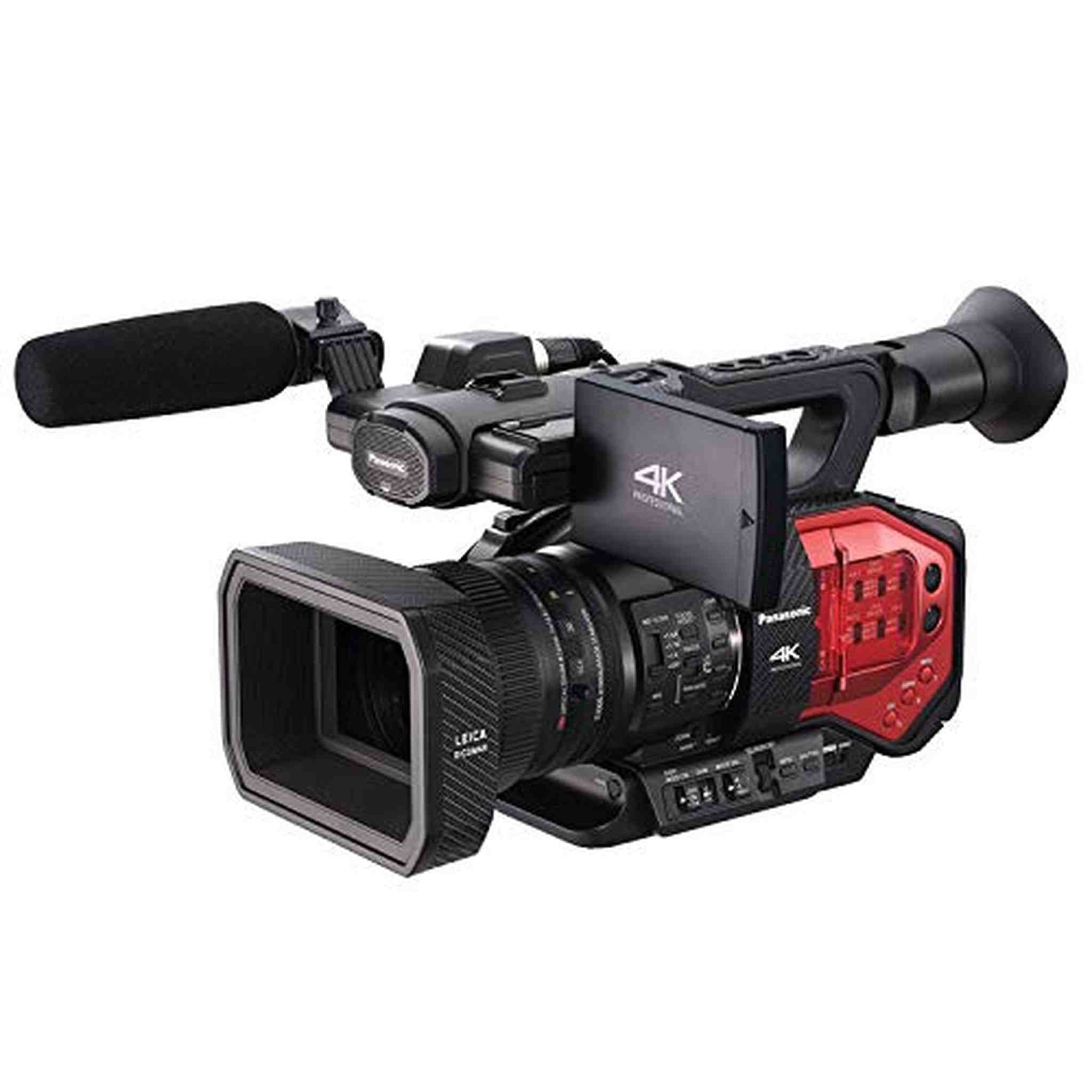 Panasonic AG-DVX200 4K Camcorder with Four Thirds Sensor and Integrated Zoom Lens Plus Bundle Panasonic