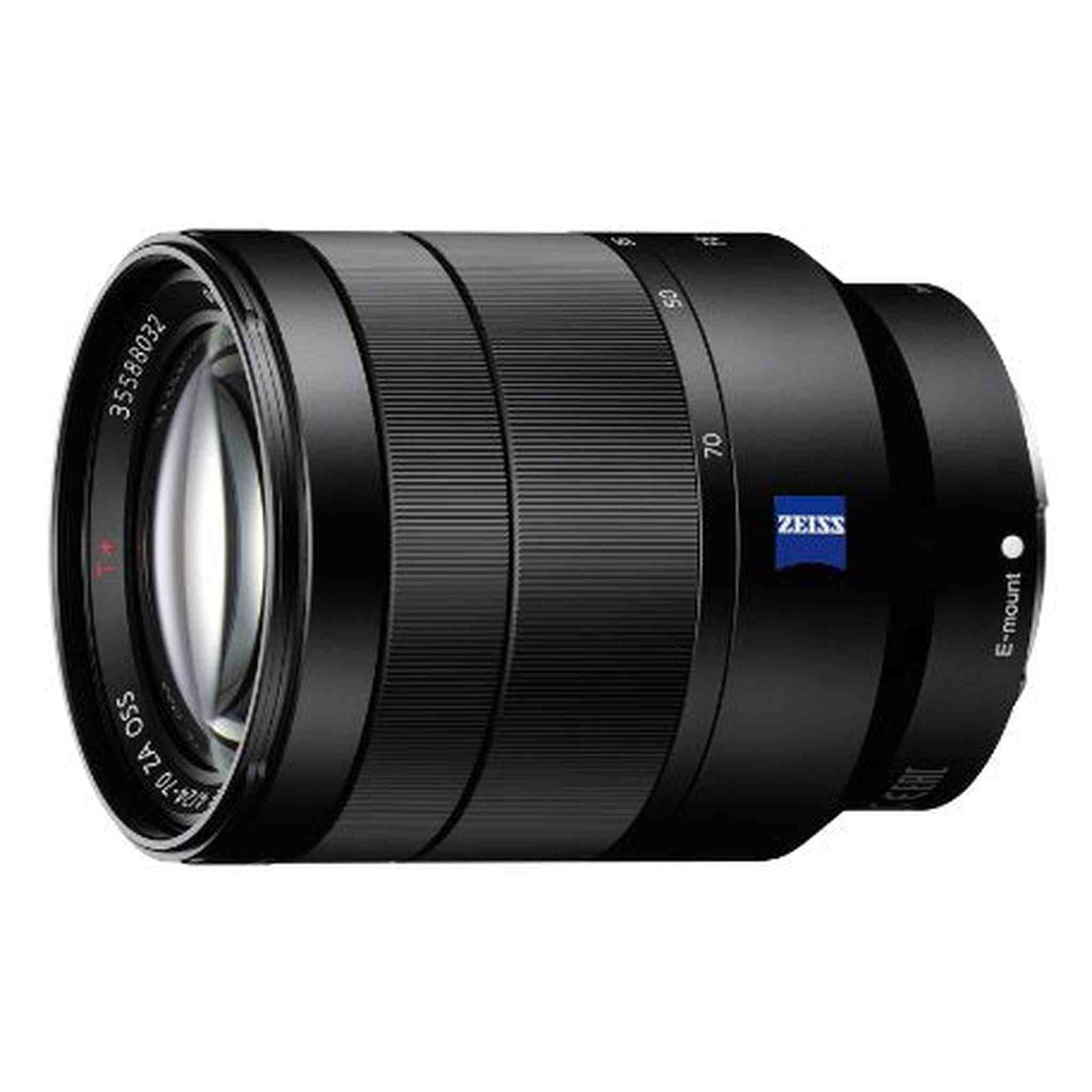 Sony 24-70mm f/4 Vario-Tessar T FE OSS Interchangeable Full Frame Zoom Lens - Used Sony