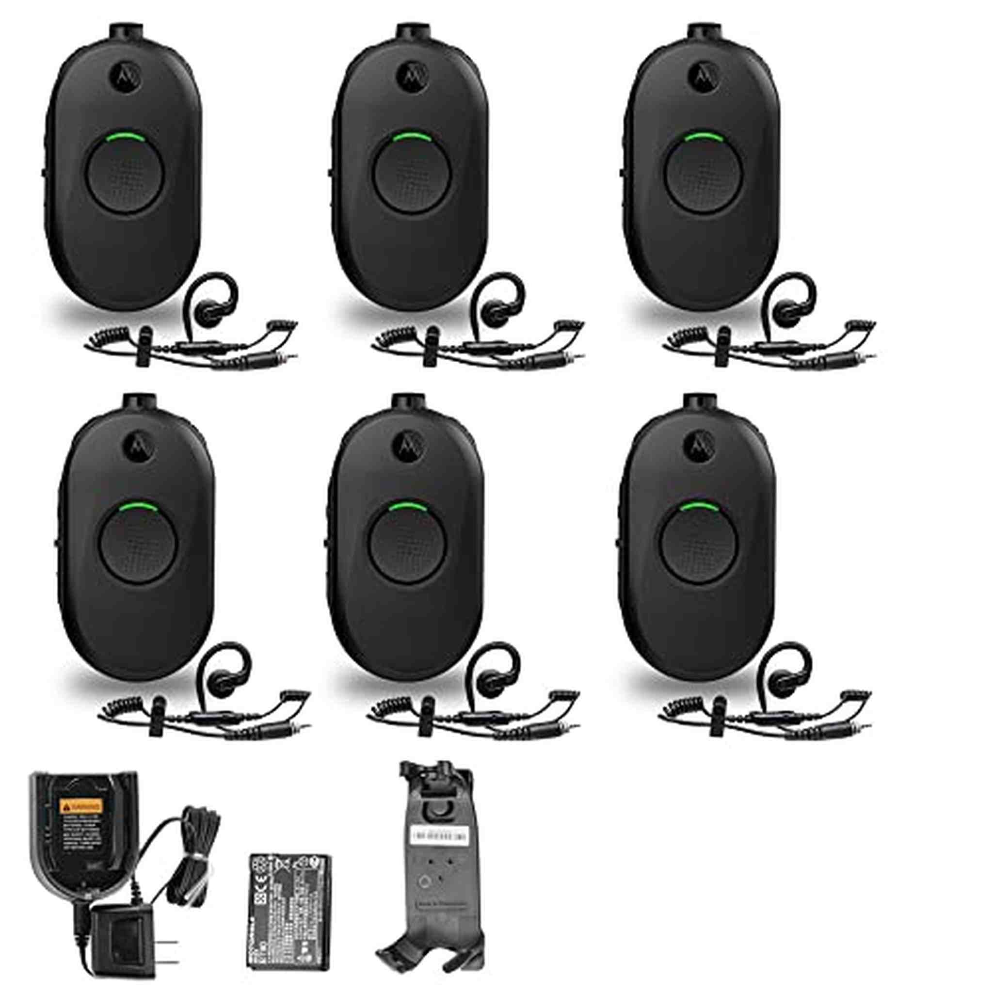 6 x Motorola CLP1010e 1-Channel 2-Way UHF Business Radio CLP1010E + More Motorola Solutions