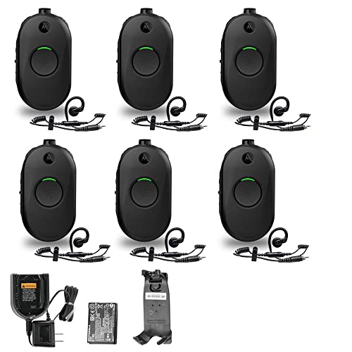 6 x Motorola CLP1010e 1-Channel 2-Way UHF Business Radio CLP1010E + More