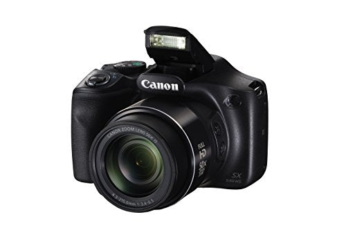 Canon PowerShot SX540 Digital Camera w/ 50x Optical Zoom - Wi-Fi & NFC Enabled (Black) - Used