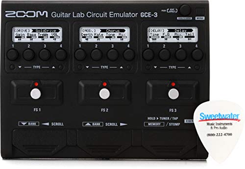 Zoom GCE-3 Guitar Lab Circuit Emulator, Compact USB Audio Interface for Emulation of Zoom Effects Processors Using Guitar Lab Software