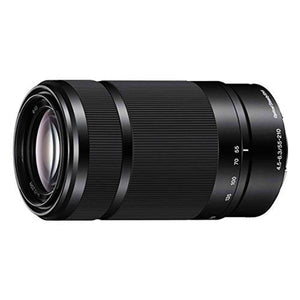 Sony E 55-210mm F4.5-6.3 Lens for Sony E-Mount Cameras Black - International Version No Warranty Sony