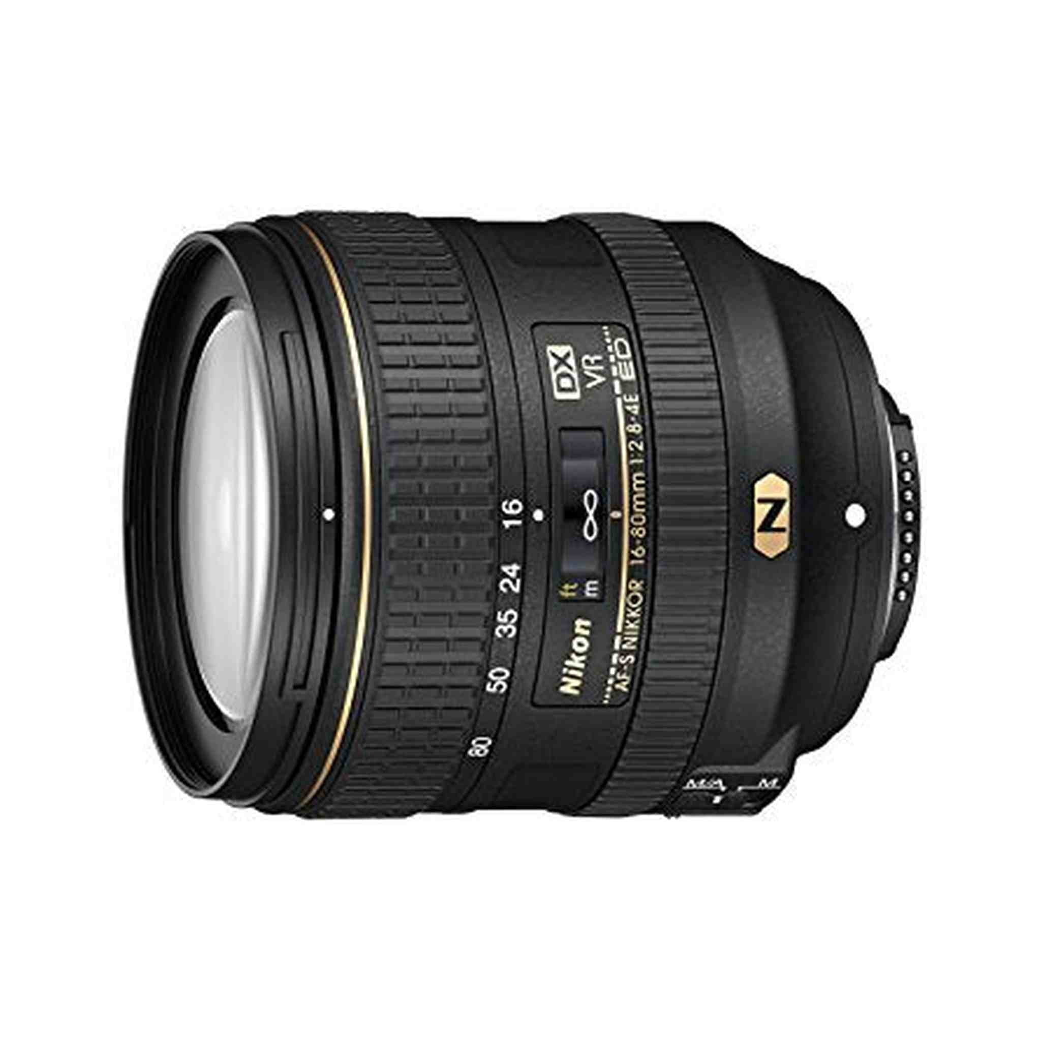 Nikon AF-S DX NIKKOR 16-80mm f/2.8-4E ED Vibration Reduction Zoom Lens with Auto Focus for Nikon DSLR Cameras - Used Nikon
