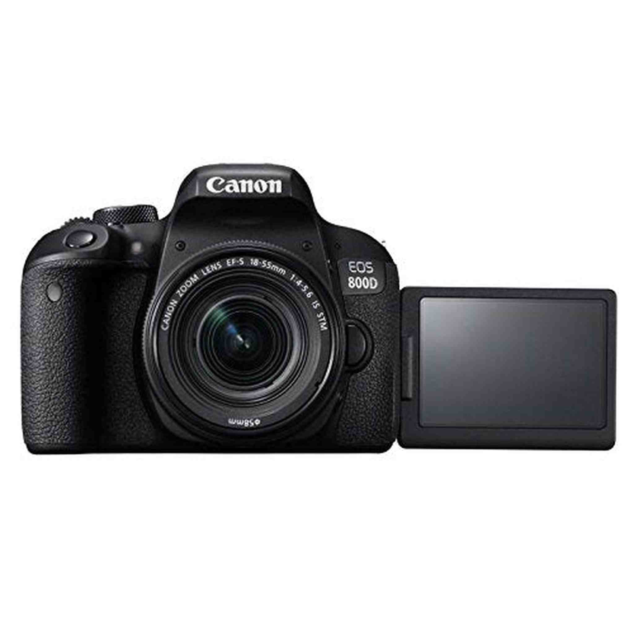 Canon EOS 800D Digital SLR with 18-55 is STM Lens Black International Version Canon