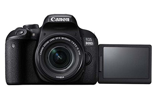 Canon EOS 800D Digital SLR with 18-55 is STM Lens Black International Version