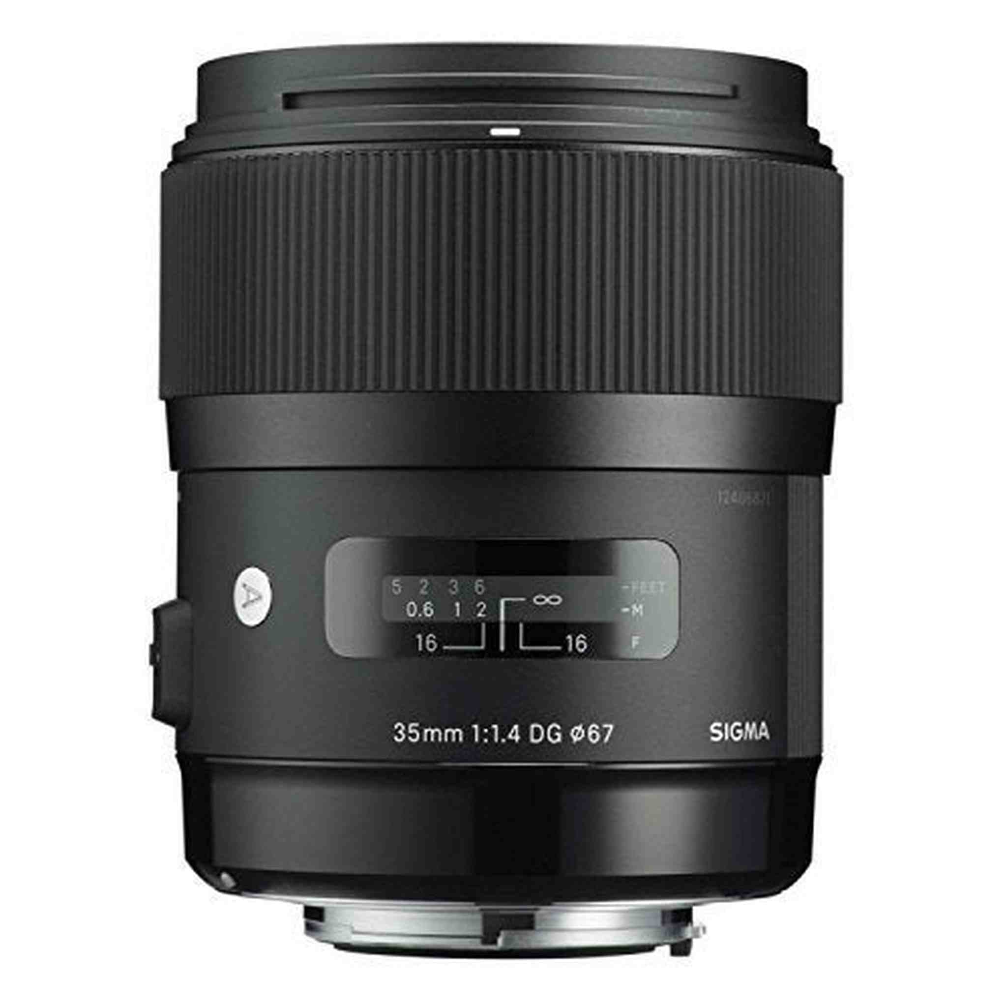 Sigma 340101 35mm F1.4 DG HSM Lens for Canon Black - Fixed - International Version No Warranty Sigma