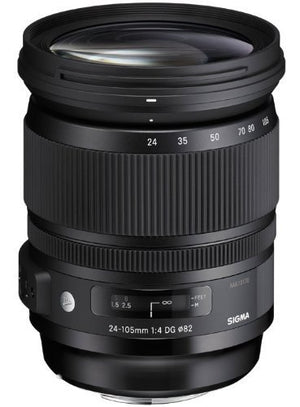 Sigma 635205 24-105mm F 4.0 DG OS HSM Zoom Lens for Sony Alpha Cameras - International Version No Warranty