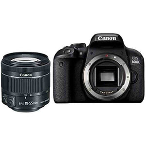 Canon EOS Rebel 800D / T7i DSLR Camera with 18-55 Lens 1895C002 + More - Reconditioned Canon