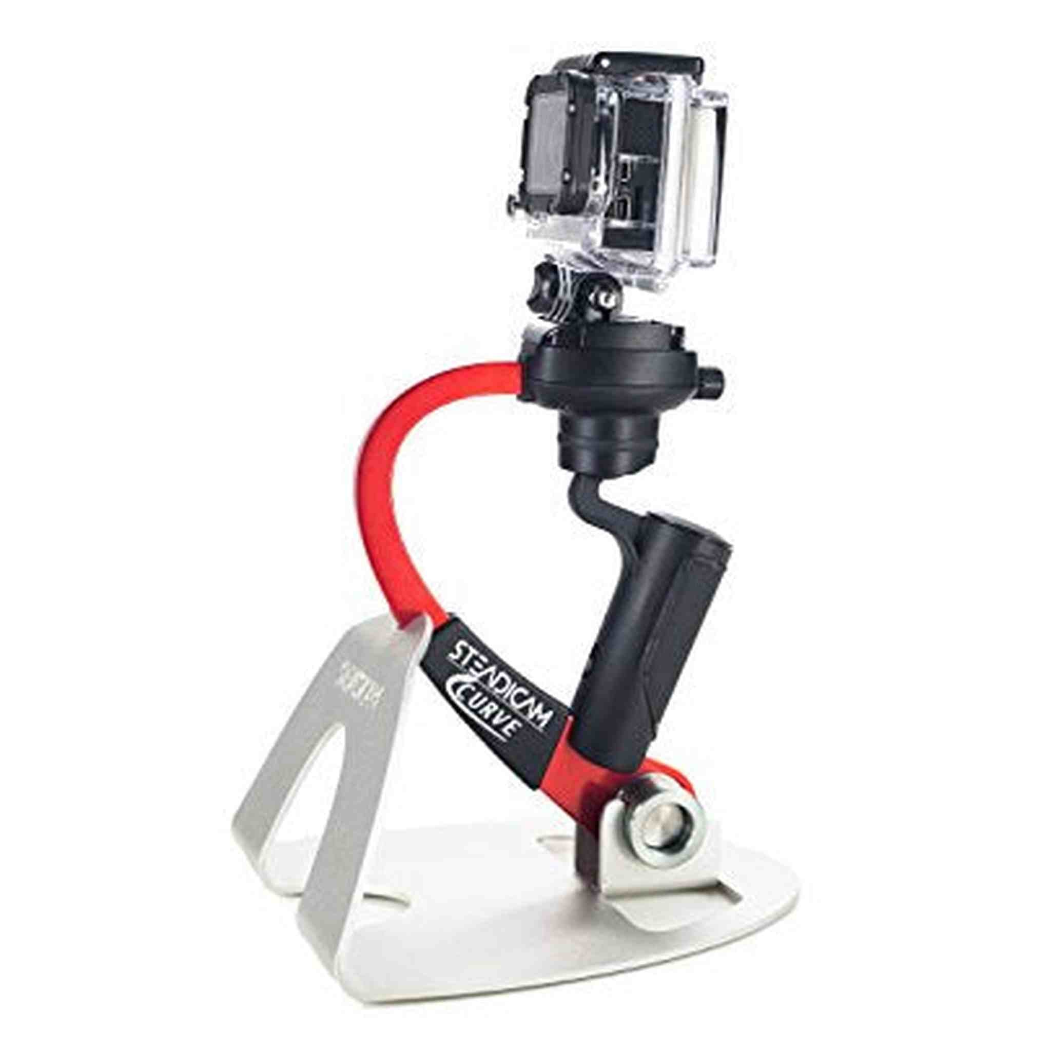 Steadicam CURVE-BK Handheld Video Stabilizer and grip for GoPro Hero Cameras 3, 4 Black & Hero 5 Red SteadiCam