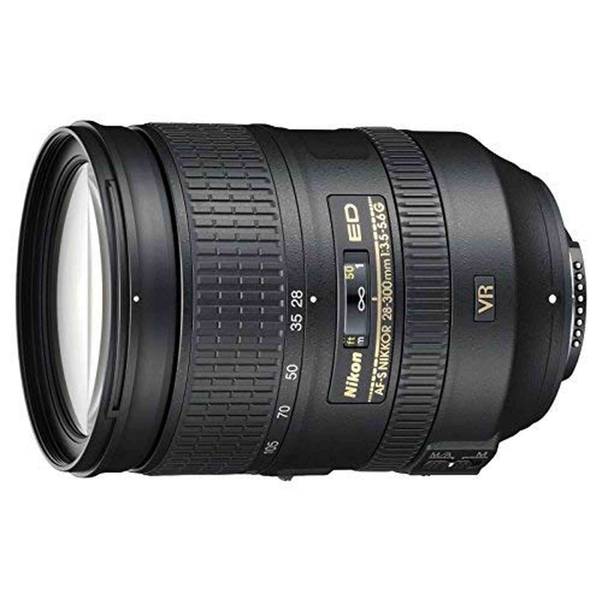 Nikon AF-S FX NIKKOR 28-300mm f/3.5-5.6G ED AF VR Zoom for Nikon DSLR Cameras Renewed - Reconditioned Nikon