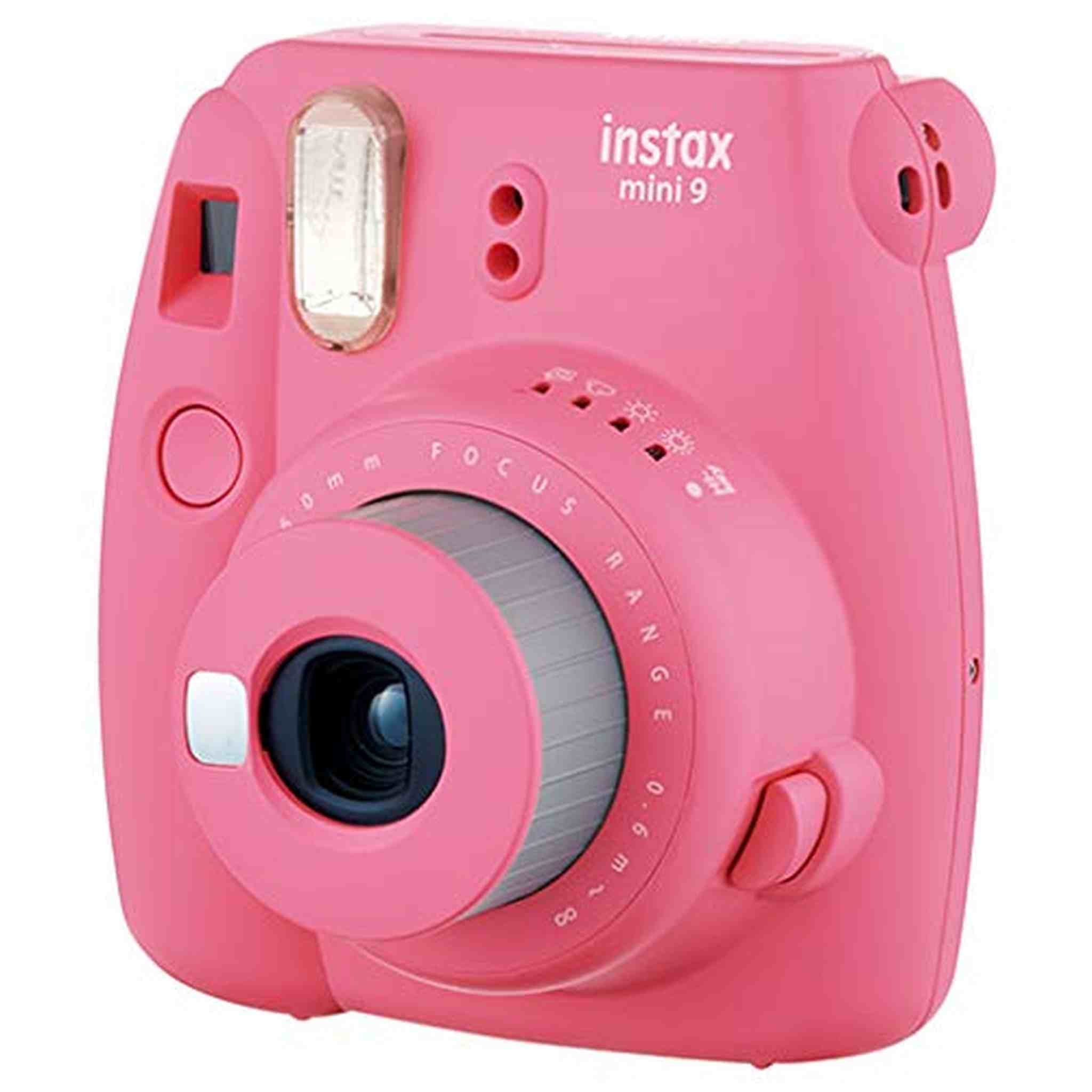Fujifilm Instax Mini 9 Instant Camera, Flamingo Pink Fujifilm