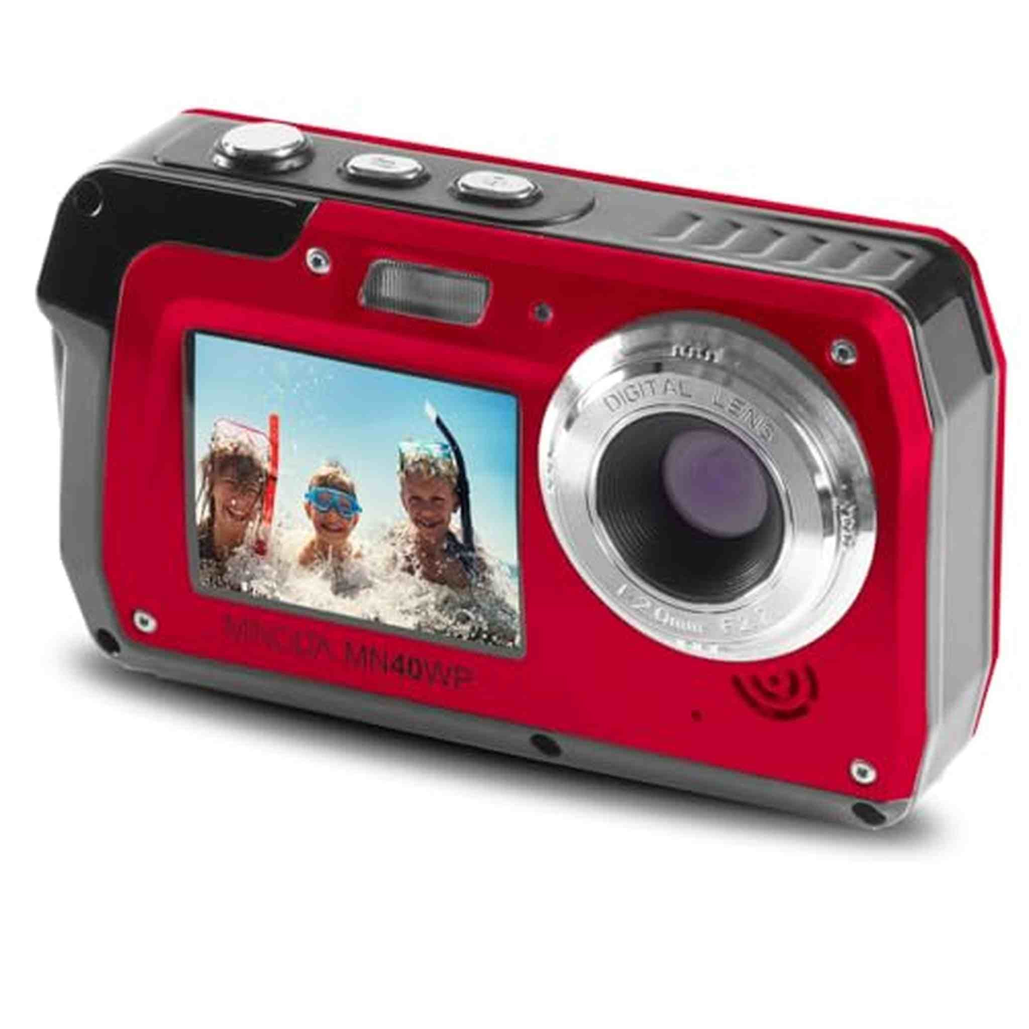 Minolta 48 MP Dual Screen Waterproof Digital Camera MN40WP
