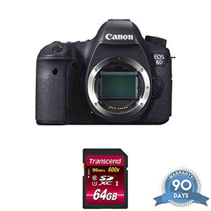 Canon EOS 6D DSLR Camera Body Only with Memory Card - Renewed - Like New Canon