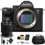 Sony Alpha a7 III Mirrorless Camera with 28-70mm Lens ILCE7M3K/B With Soft Bag, 64GB Memory Card, Card Reader , Plus Essential Accessories