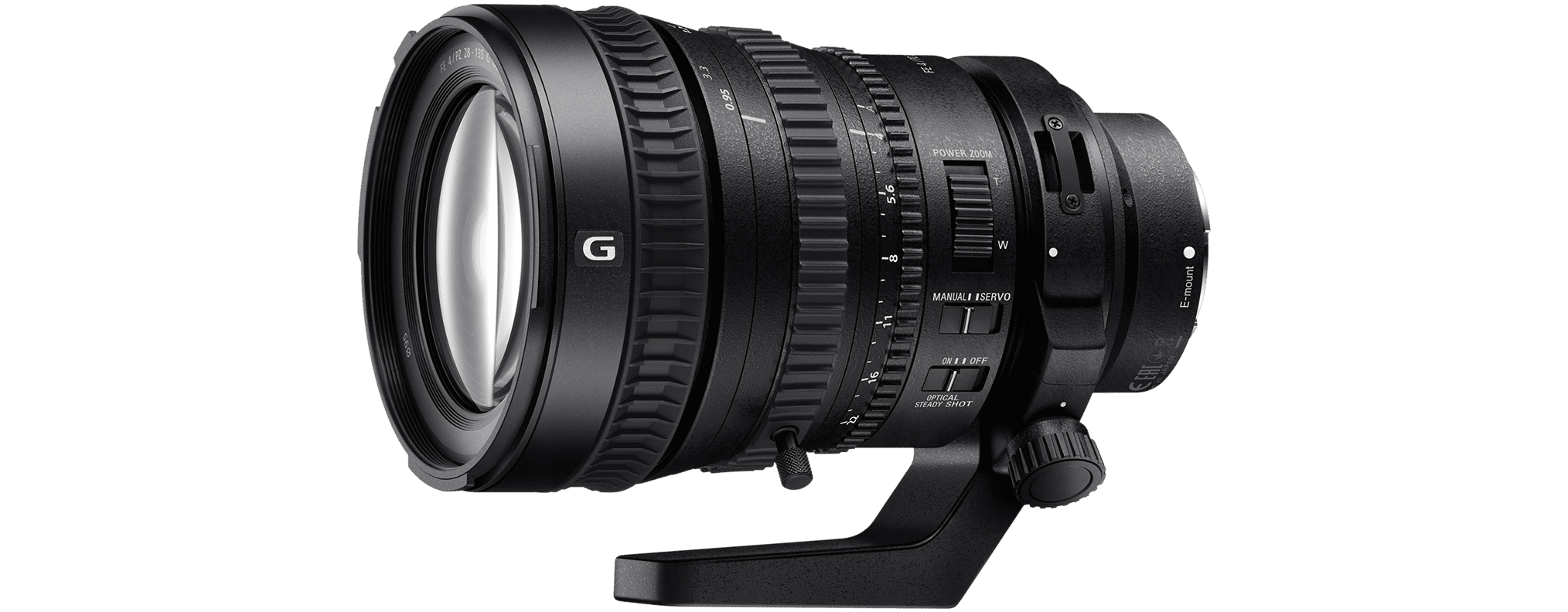 Sony SELP28135G 28-135mm FE PZ F4 G OSS Interchangeable Full-frame E-mount Power Zoom Lens - International Version No Warranty