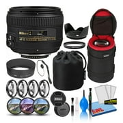 Nikon AF-S 50mm f/1.4G Compact Prime Lens (2180) Intl Model Bundle