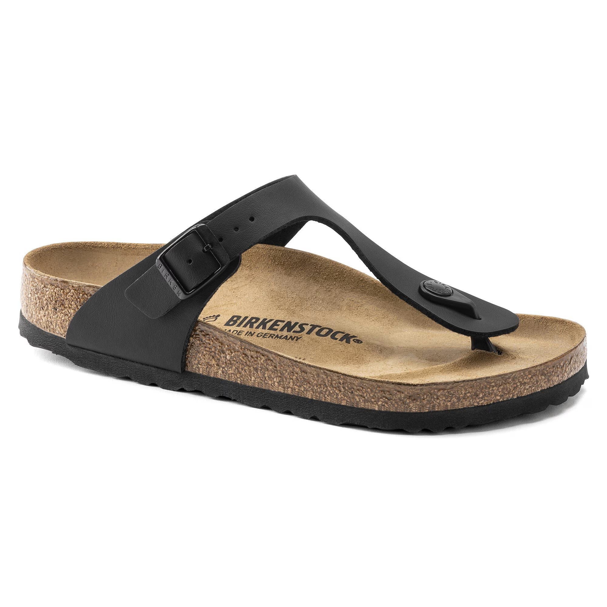 BIRKENSTOCK Gizeh Birko-Flor Black Birko-Flor 39 US Women's 8-8.5 Regular