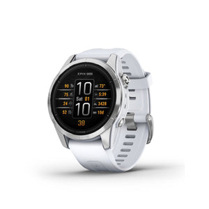 Garmin epix Pro Gen 2 , 42mm, High Performance Smartwatch, Advanced Training Technology, Built-in Flashlight, Whitestone