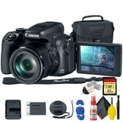 Canon PowerShot SX70 HS Digital Camera - With 32GB Memory Card, Bag, Cleaning Kit, and More