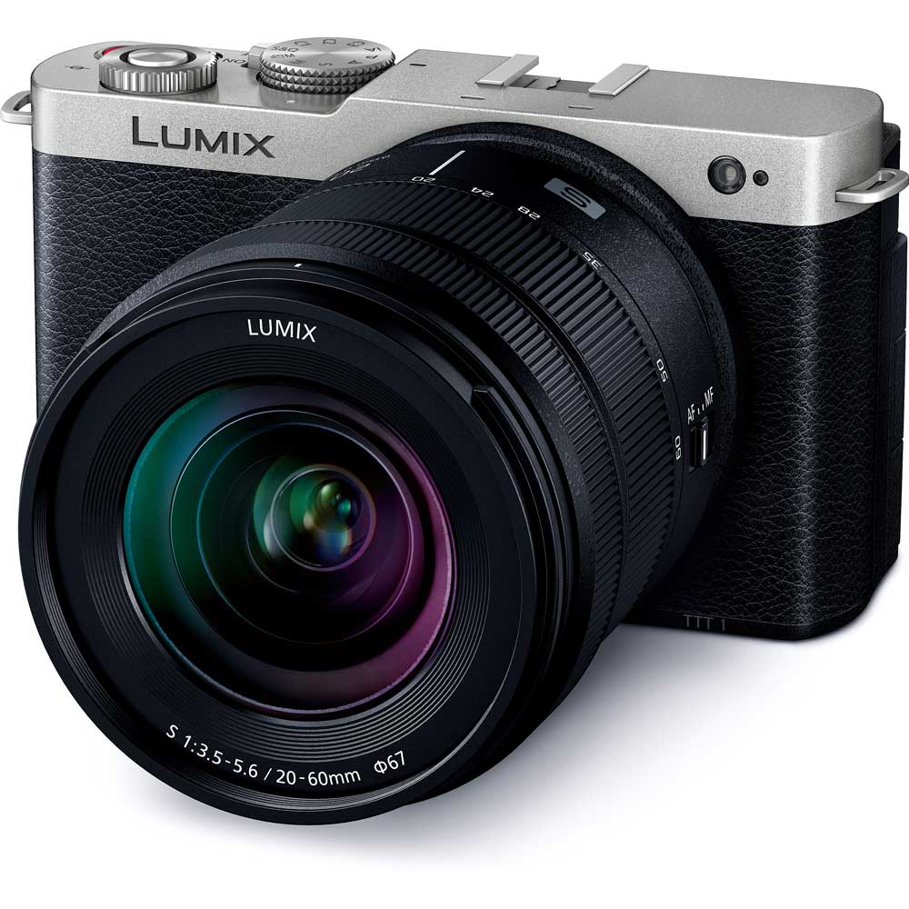 LUMIX S9 Full Frame Camera with 20-60mm F3.5-5.6 L Mount Lens, Compact Mirrorless Camera for Content Creators with Real Time LUT, Open Gate and Easy Sharing of Photos & Video - DC-S9S sILVER