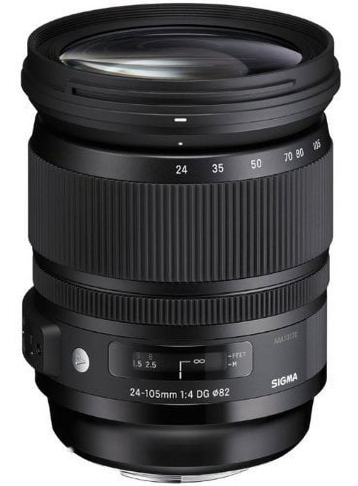 Sigma 635205 24-105mm F 4.0 DG OS HSM Zoom Lens for Sony Alpha Cameras - International Version No Warranty