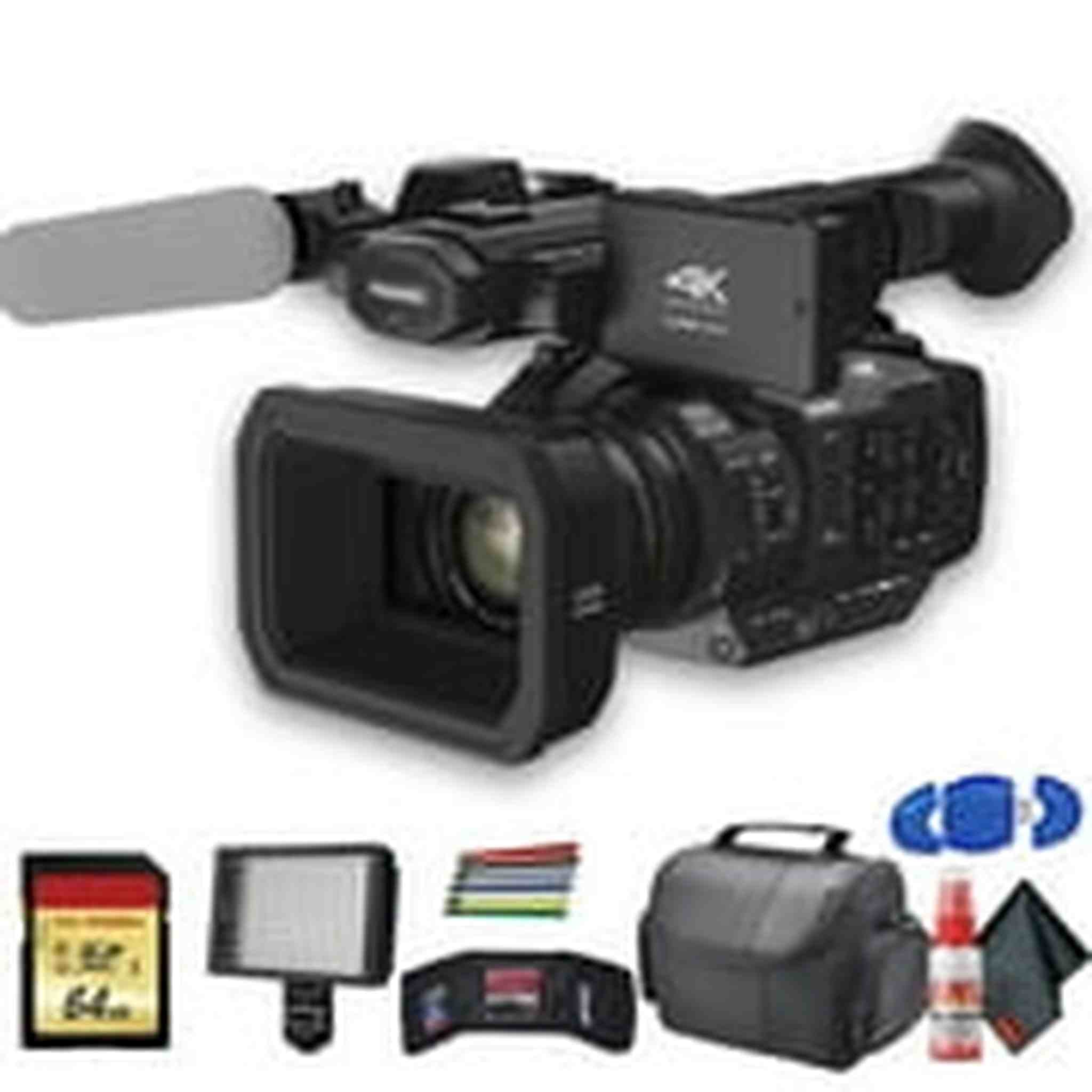 Panasonic AG-UX180 4K Professional Camcorder AG-UX180PJ8 With Base Bundle