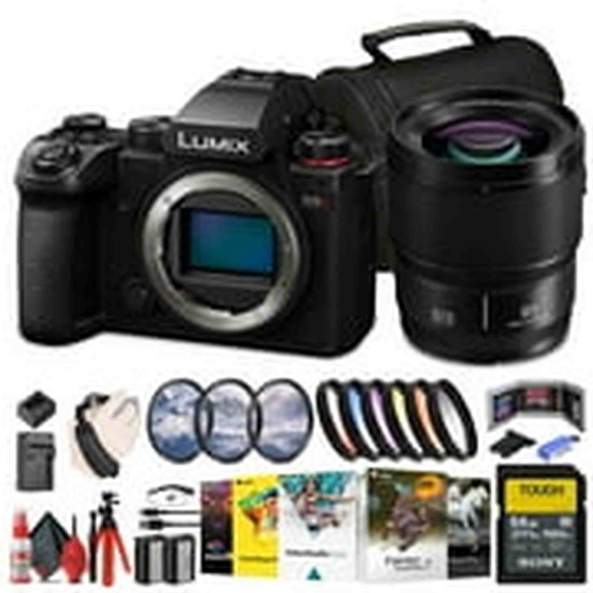 Panasonic Lumix S5 II Mirrorless Camera + Panasonic Lumix S 85mm Lens + 64GB Card + More Panasonic