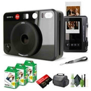 Leica Sofort 2 Hybrid Instant and Digital Camera + Instant Film 60 Sheets Black Leica