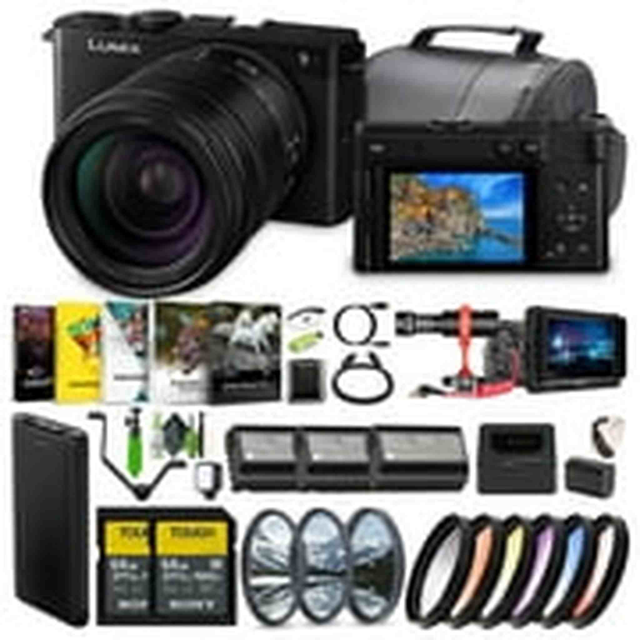Panasonic LUMIX S9 Mirrorless Full Frame Camera with 28-200mm L Mount Lens - Black Panasonic