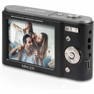 Minolta MND20 44 MP / 2.7K Ultra HD Digital Camera Black