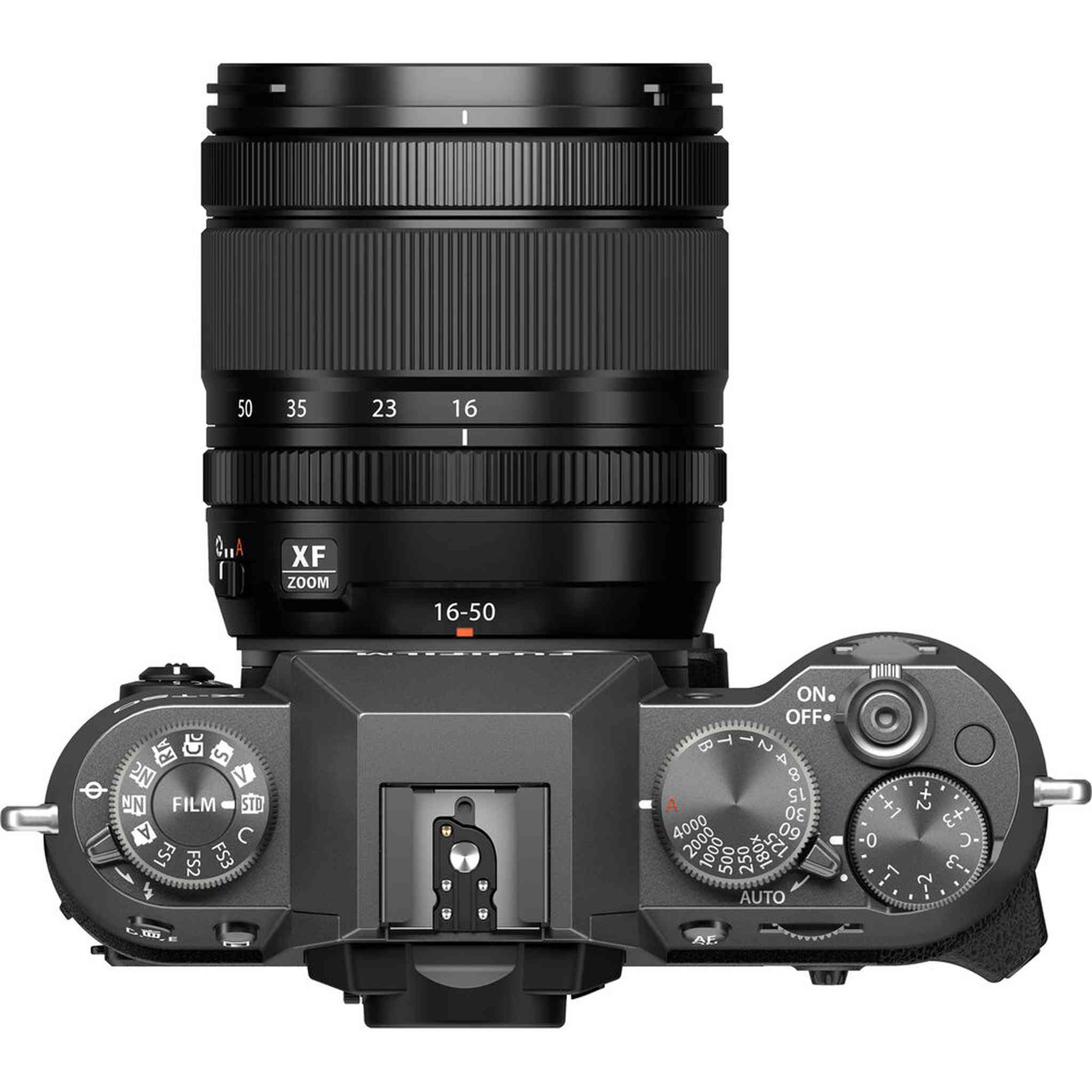 Fujifilm X-T50 Mirrorless Digital Camera XF16-50mm+Accessories - Charcoal Silver