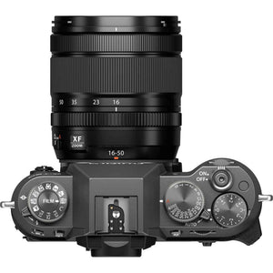 Fujifilm X-T50 Mirrorless Digital Camera XF16-50mm+Accessories - Charcoal Silver