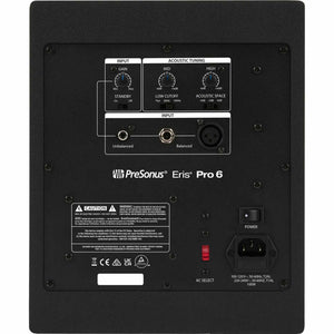 PreSonus Eris Pro 6 2-Way Biamped, Active, 6.5-inch Coaxial Studio Monitor PreSonus