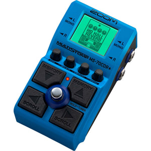 Zoom MS-70CDR+ Multi-FX Pedal + Balanced Interconnect, Bundle