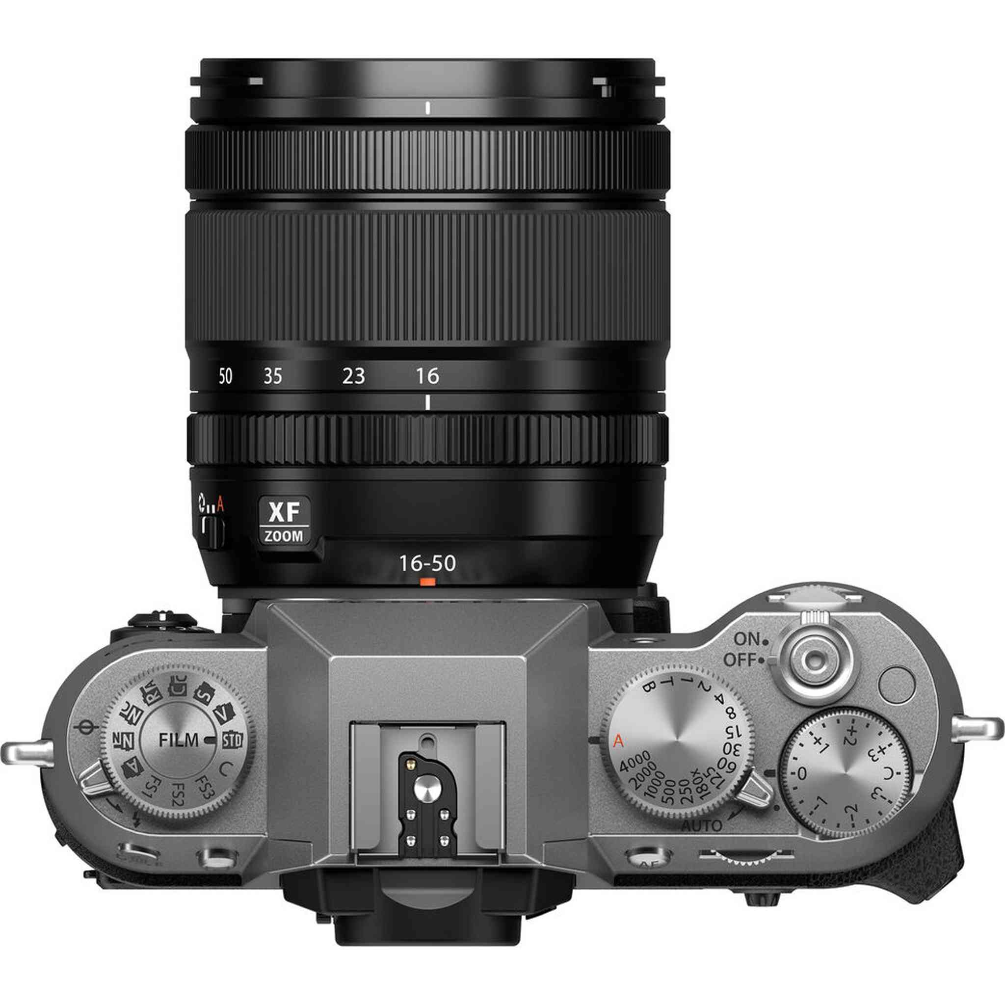 Fujifilm X-T50 Mirrorless Digital Camera XF16-50mm + More Accessories - Silver