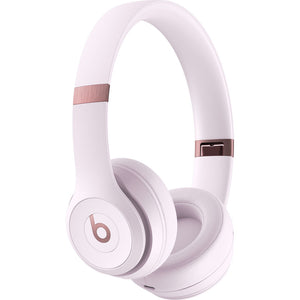 Beats Solo 4 Wireless On-Ear Headphones Cloud Pink Bundle With Accessories