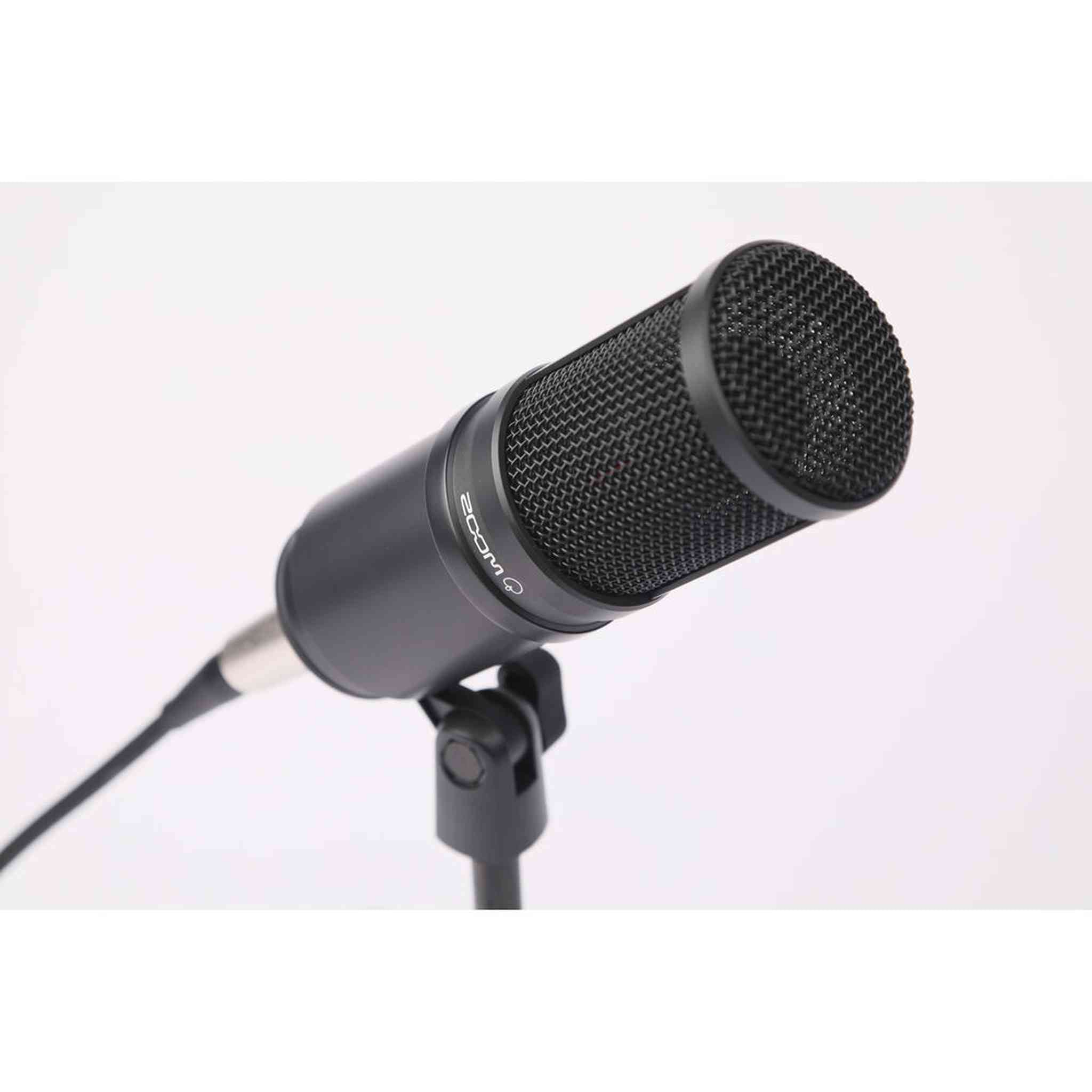 2x Zoom ZDM-1 Dynamic Microphone, 2x 8-inch Flexible Desktop Microphone Stand