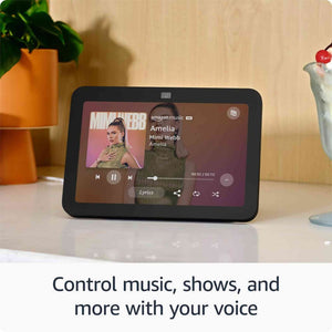 Echo Show 8 3rd Generation 8-inch Smart Display with Alexa - Charcoal + Screen Cleaning Kit Kindle