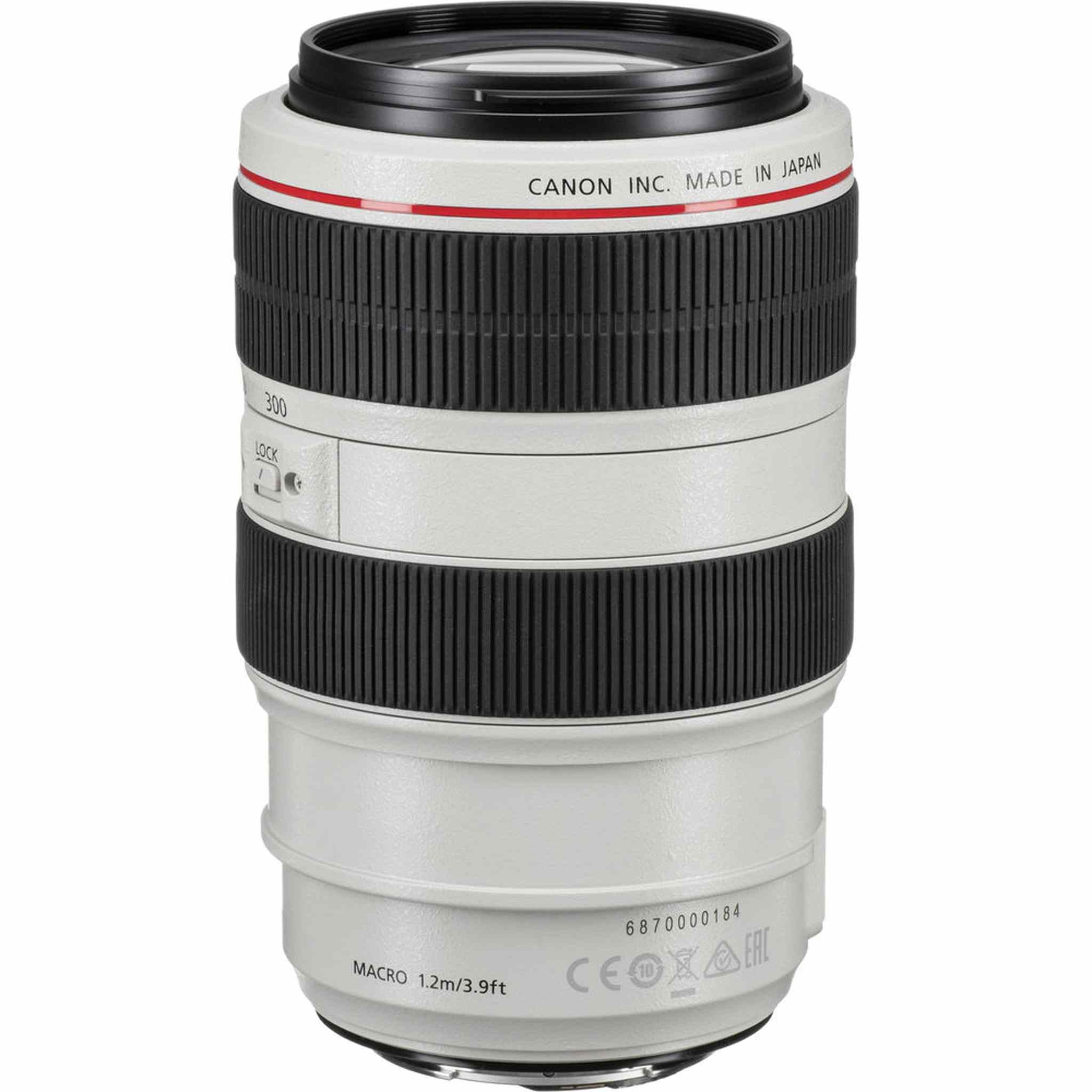 Canon EF 70-300mm f/4-5.6L IS USM Telephoto Zoom Lens + 64GB Memory Card + More Canon