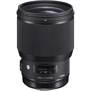 Sigma 85mm f/1.4 DG HSM Art Lens for Nikon F Bundle