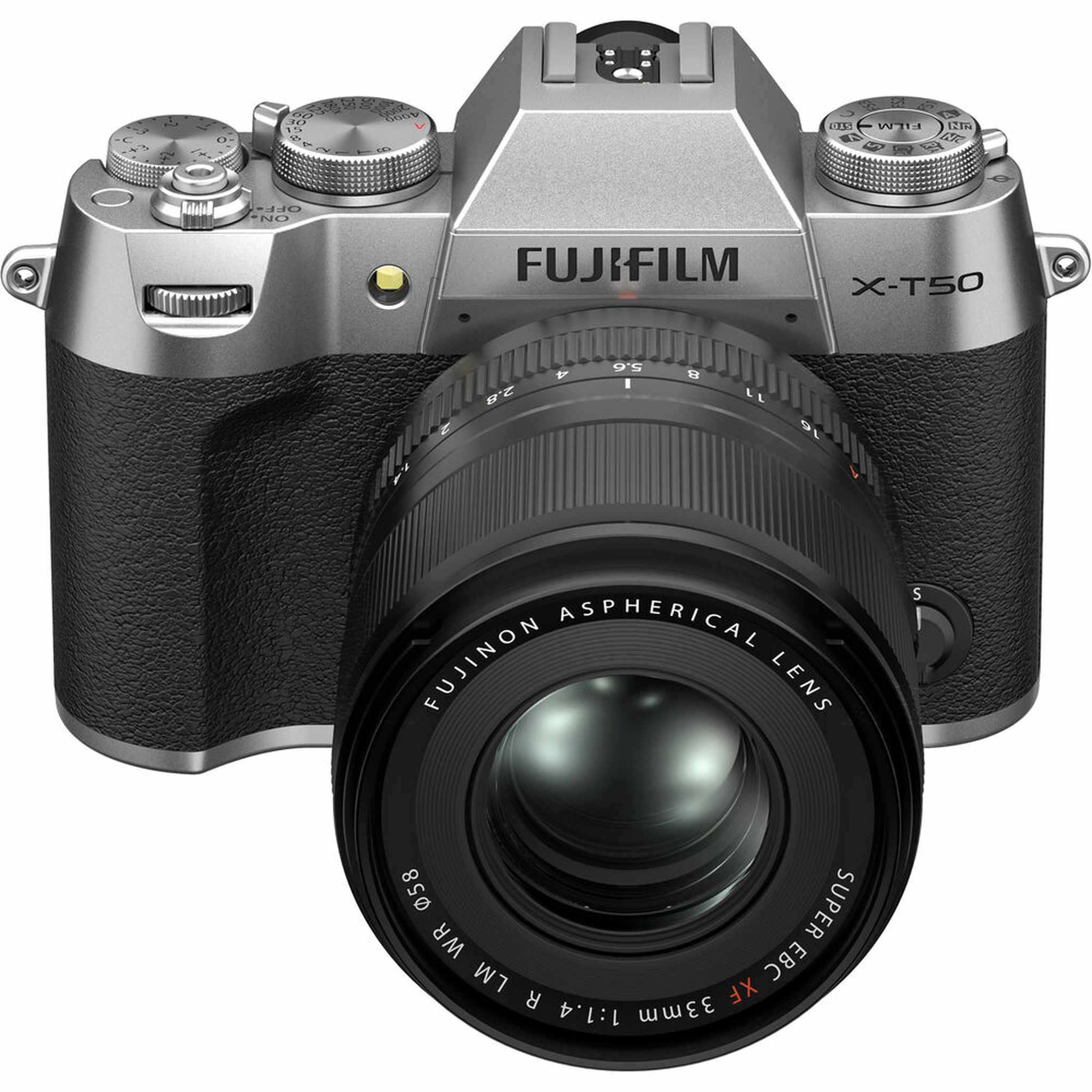 FUJIFILM XF 16-50mm f/2.8-4.8 R LM WR Lens + FUJIFILM X-T50 Body - Silver-Bundle